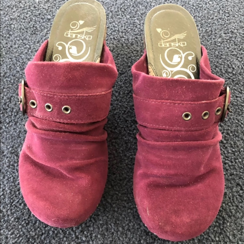 Dansko Suede Clogs